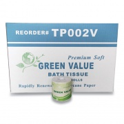 GEN 2-Ply Bath Tissue, Septic Safe, White, 420 Sheets/Roll, 96 Rolls/Carton (TP002V)
