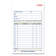 Adams 3-Part Sales Book, 12 Lines, Three-Part Carbonless, 4.19 x 7.19, 50 Forms/Pad, 10 Pads/Carton (TC470510)