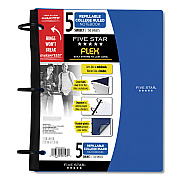 Five Star FLEX Notebook, 5-Subject, Medium/College Rule, Randomly Assorted Cover Color, (150) 11 x 8.5 Sheets (FVS08128)
