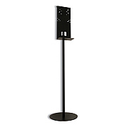 Vulcan Hand Sanitizer Stand, 12" dia x 48" h, Black (GN1102468401BA)