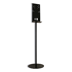 Vulcan Hand Sanitizer Stand, 12" dia x 48" h, Black (GN1102468401BA)