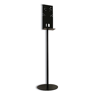 Vulcan Hand Sanitizer Stand, 12" dia x 48" h, Black (GN1102468401BA)