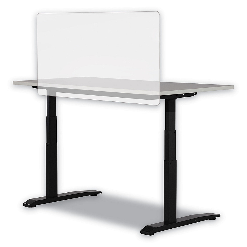 Safco 7516 Series Wellness Panel, 47.5 x 2.5 x 23.5, Acrylic, Frosted (SAF7516FR)