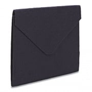 Smead Soft Touch Cloth Expanding Files, 2" Expansion, 1 Section, Snap Closure, Letter Size, Dark Blue (70922)