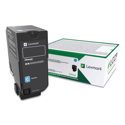 74C00CG Return Program Toner, 3,000 Page-Yield, Cyan 74C00CG Return Program Toner, 3,000 Page-Yield, Cyan