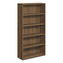 HON 10500 Series Laminate Bookcase, Five-Shelf, 36w x 13.13d x 71h, Pinnacle (HON105535PINC)