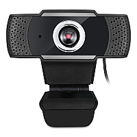 Adesso CyberTrack H4 1080P HD USB Manual Focus Webcam with Microphone, 1920 Pixels x 1080 Pixels, 2.1 Mpixels, Black