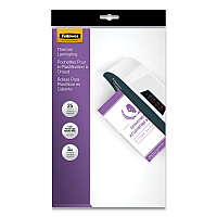 Fellowes Laminating Pouches, 3 mil, 9" x 14.5", Gloss Clear, 25/Pack (FEL52006)