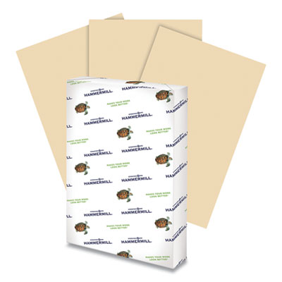 Hammermill Colors Print Paper, 20 lb Bond Weight, 11 x 17, Tan, 500/Ream (102376)