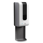 GN1 Automatic Hand Sanitizer Dispenser with Tray, 1,200 mL, 5.9 x 3.8 x 17.9, White/Gray (F1406ST)
