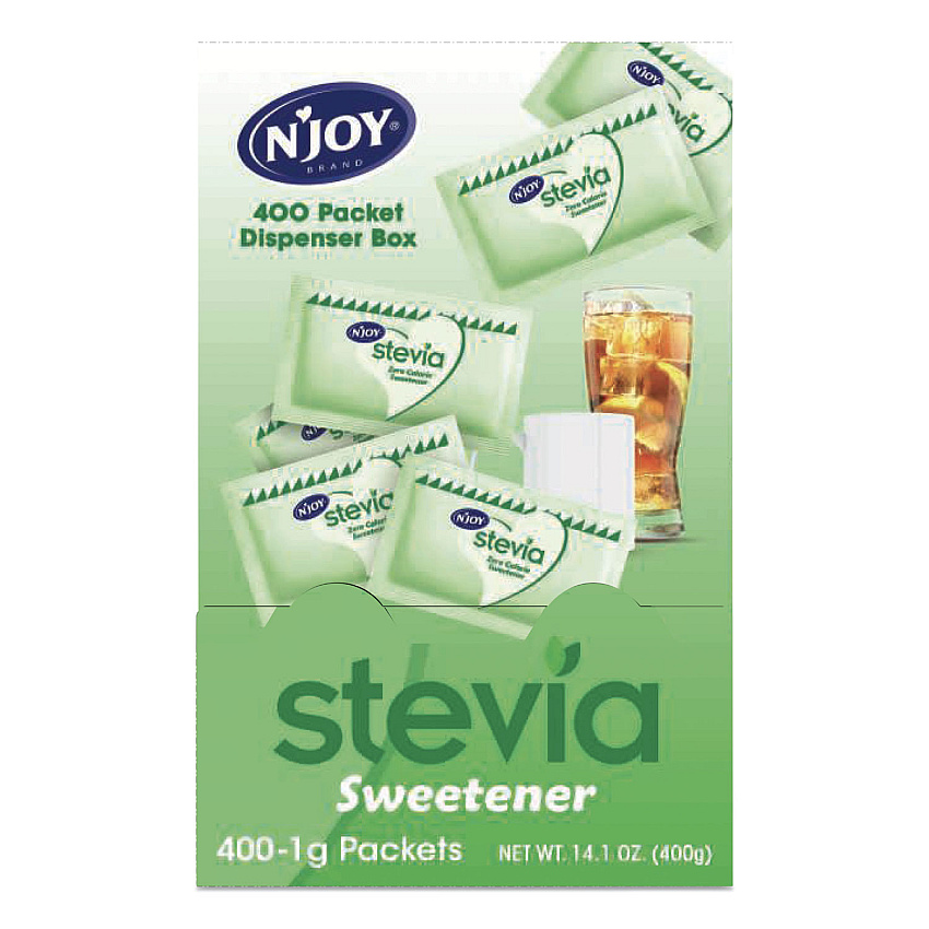 N'Joy Stevia Artificial Sweetener, 0.4 oz. 400 Packets/Box (NJO83221)