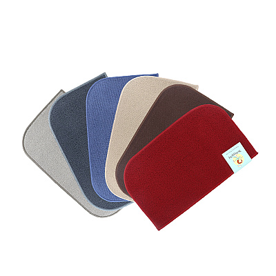 Sloppy Chef D-shape Accent Rug 18x30 Assorted, Case Of 24 (JKT-DSH-AST-CS)