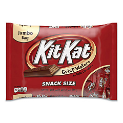 Kit Kat Snack Size, Crisp Wafers in Milk Chocolate, 20.1 oz Bag (KKT07668EA)