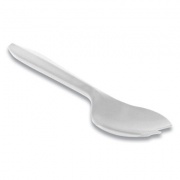 Pactiv Evergreen Fieldware Cutlery, Spork, Mediumweight, White, 1,000/Carton (YFWQWCH)
