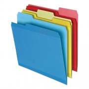 Pendaflex Poly Reinforced File Folder, 1/3-Cut Tabs: Assorted, Legal Size, Assorted Colors, 24/Pack (86244)