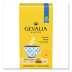 Gevalia Coffee, French Roast, Ground, 12 oz Bag (GEVGEN04352)