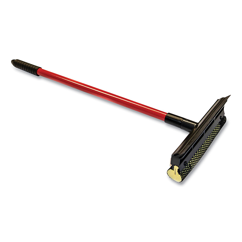 O'Dell Auto Window Squeegee, 8" Wide Blade, Heavy-Duty Mesh Sponge Head, 20" Handle (ODC783627)
