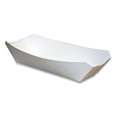 Pactiv Evergreen Paperboard Food Tray, #12 Beers Tray, 6 x 4 x 1.5, White, Paper, 300/Carton (PCT23863)