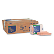 Tork Small Pack Foodservice Cloth, 1-Ply, 11.75 x 14.75, Unscented, Red with Red Stripe, 50/Poly Pack, 4 Packs/Carton (TRK192293)