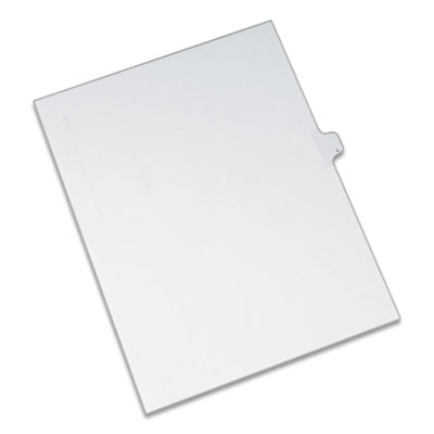 Avery PREPRINTED LEGAL EXHIBIT SIDE TAB INDEX DIVIDERS, ALLSTATE STYLE, 26-TAB, L, 11 X 8.5, WHITE, 25/PACK (82174)