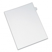 Avery Preprinted Legal Exhibit Side Tab Index Dividers, Allstate Style, 26-Tab, E, 11 x 8.5, White, 25/Pack (82167)