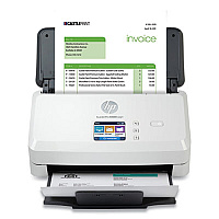 HP ScanJet Pro N4000 snw1 Sheet-Feed Scanner, 600 dpi Optical Resolution, 50-Sheet Duplex Auto Document Feeder (HEW6FW08A)