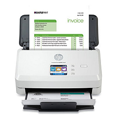 HP ScanJet Pro N4000 snw1 Sheet-Feed Scanner, 600 dpi Optical Resolution, 50-Sheet Duplex Auto Document Feeder (HEW6FW08A)