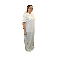 Hemmed Vinyl Apron 6 Mil 35x48 White, Case Of 72 (MHW-48)