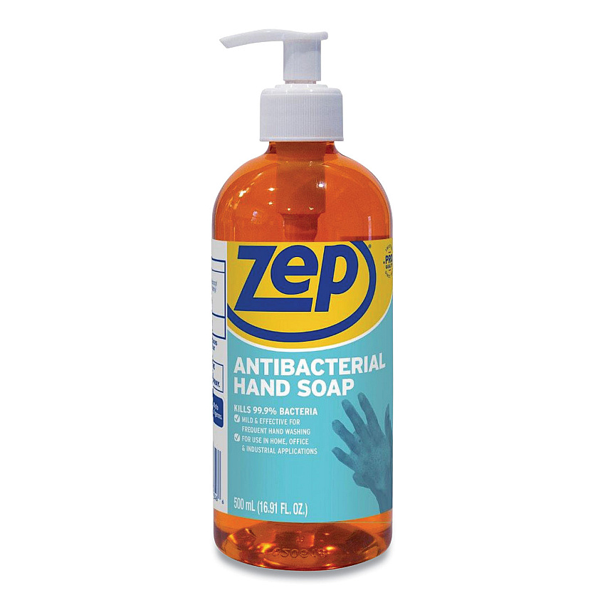 Zep Professional Professional Professional Antibacterial Hand Soap, Floral Scent, 16.9 oz, 12/Carton (ZPPR46101)