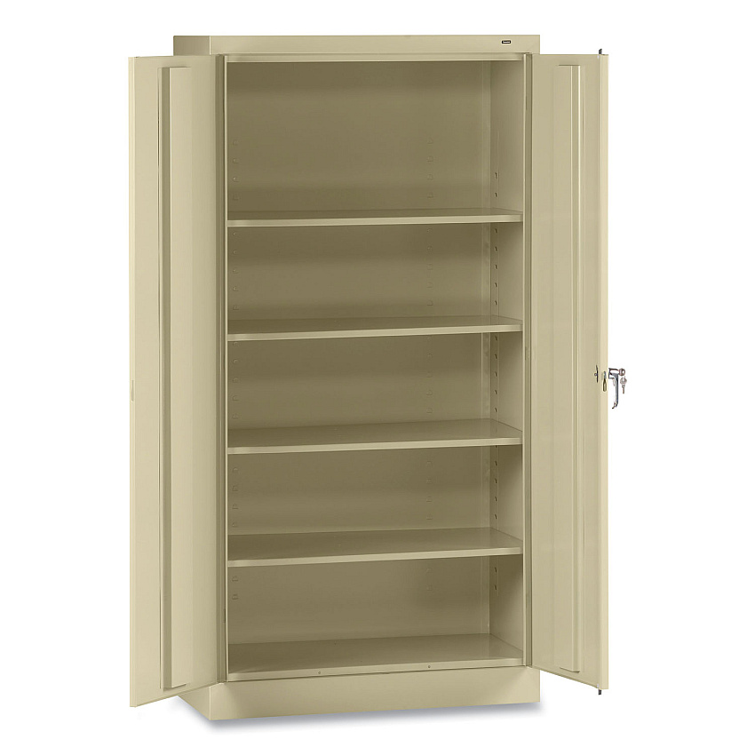 Tennsco 72" High Standard Cabinet (Assembled), 30w x 15d x 72h, Putty (TNN7215CPY)
