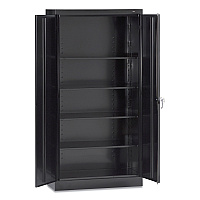 Tennsco 72" High Standard Cabinet (Assembled), 36w x 18d x 72h, Black (TNN7218BLK)