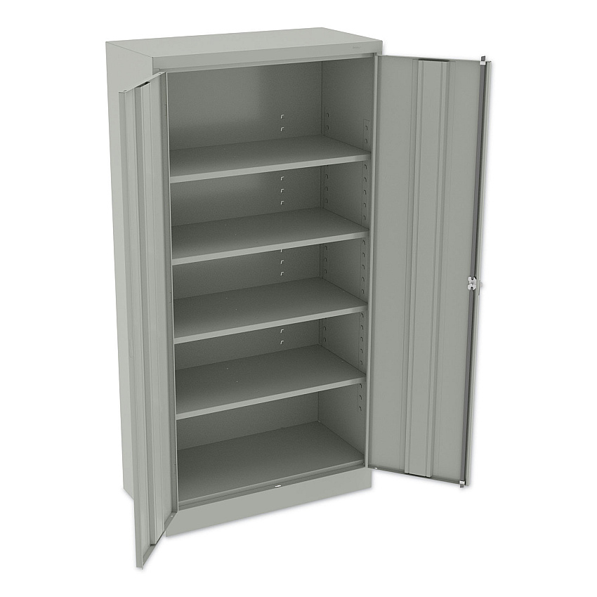 Tennsco 72" High Standard Cabinet (Assembled), 36w x 18d x 72h, Light Gray (TNN7218LGY)