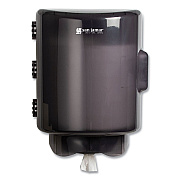 San Jamar Adjustable Center Pull Towel Dispenser, 10.75 x 10.25 x 13.25, Black Pearl (SJMT420TBK)
