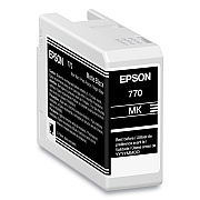 Epson T770820 (T770) UltraChrome PRO10 Ink, 25 mL, Matte Black
