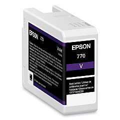 Epson T770020 (T770) UltraChrome PRO10 Ink, 25 mL, Violet