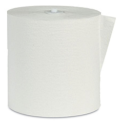 Eco Green Recycled Hardwound Paper Towels, 1-Ply, 7.87" x 900 ft, White, 6 Rolls/Carton (APAWL9012)