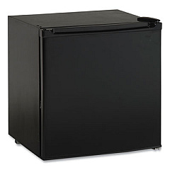 Avanti 1.7 Cubic Ft. Compact Refrigerator with Chiller Compartment, Black (AVARM16J1B17X1B)