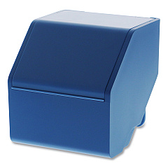 Bostitch Konnect Desktop Organizer Short Storage Bin, 3.4" x 3.5" x 3.5", Blue (BOSKTCUPBLUE)