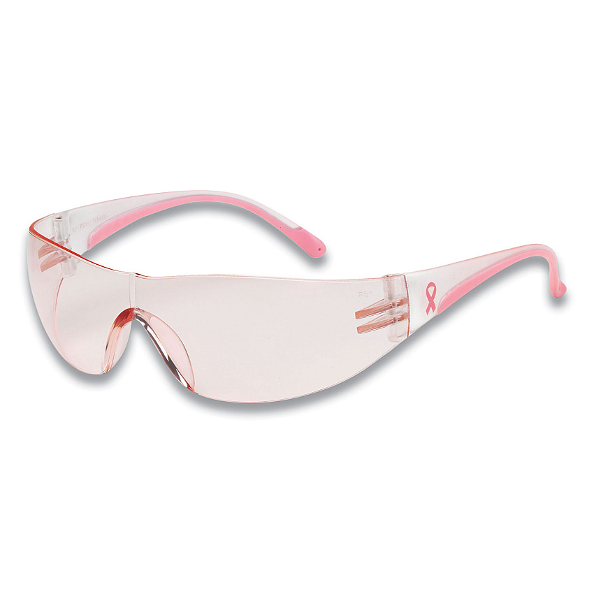 Bouton Eva Optical Safety Glasses, Scratch-Resistant, Pink Lens, Pink/Clear Frame (BOU250100904)