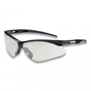 Bouton Anser Optical Safety Glasses, Scratch-Resistant, Clear Lens, Black Frame (250AN10114)