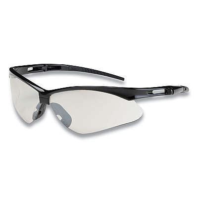 Bouton Anser Optical Safety Glasses, Scratch-Resistant, Clear Lens, Black Frame (BOU250AN10114)
