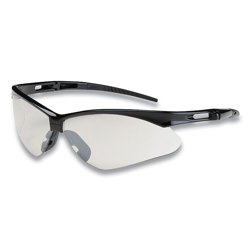 Bouton Anser Optical Safety Glasses, Scratch-Resistant, Clear Lens, Black Frame (BOU250AN10114)
