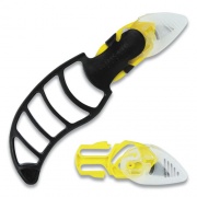 CrewSafe X-traSafe Cartridge Knife Kit, Four Assembled Knives, 8 Replacement Blade Cartridges, Yellow (CSI10)