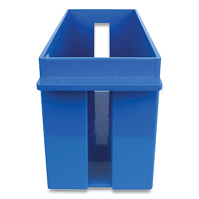 CONTROLTEK Extra-Capacity Coin Tray, Nickels, 1 Compartment, Denomination and Capacity Etched On Side, 10.5 x 4.75 x 5, Plastic, Blue (CNK560164)
