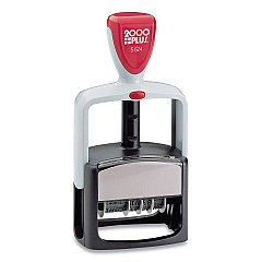 COSCO 2000PLUS Classic Line Message Dater, 5 Years, 12 Phrases, 1.75 x 0.18, Black Ink (COS011029)