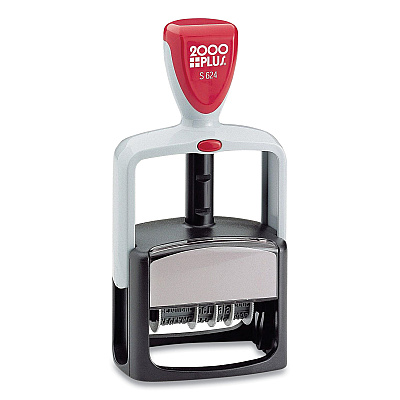 COSCO 2000PLUS Classic Line Message Dater, 5 Years, 12 Phrases, 1.75 x 0.18, Black Ink (COS011029)