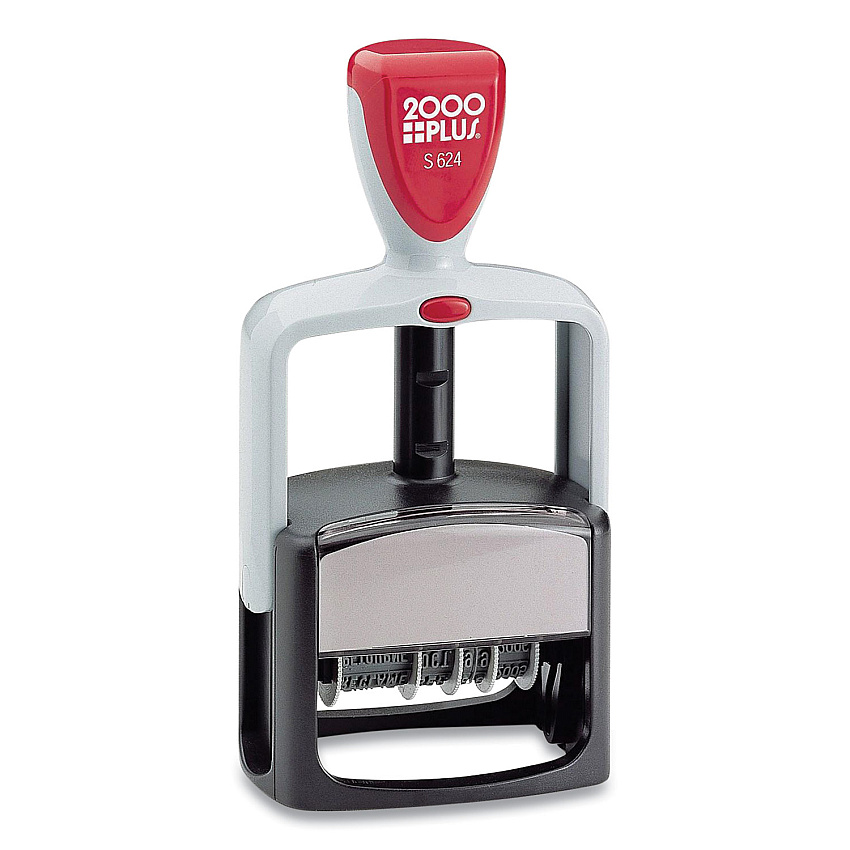 COSCO 2000PLUS Classic Line Message Dater, 5 Years, 12 Phrases, 1.75 x 0.18, Black Ink (COS011029)