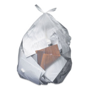 Coastwide Professional Linear Low-Density Can Liners, 33 gal, 0.9 mil, 33" x 39", Clear, 150/Carton (420462)