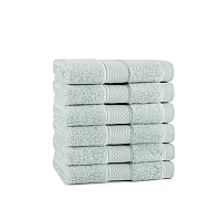 Aston & Arden Egyptian Cotton Washcloth 13x13 Sage Green, Pack Of 6 (P-EGYP-1313-SGE)