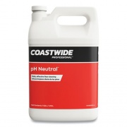 Coastwide Professional pH Neutral Daily Floor Cleaner Concentrate, Strawberry Scent, 1 gal Bottle, 4/Carton (919529)